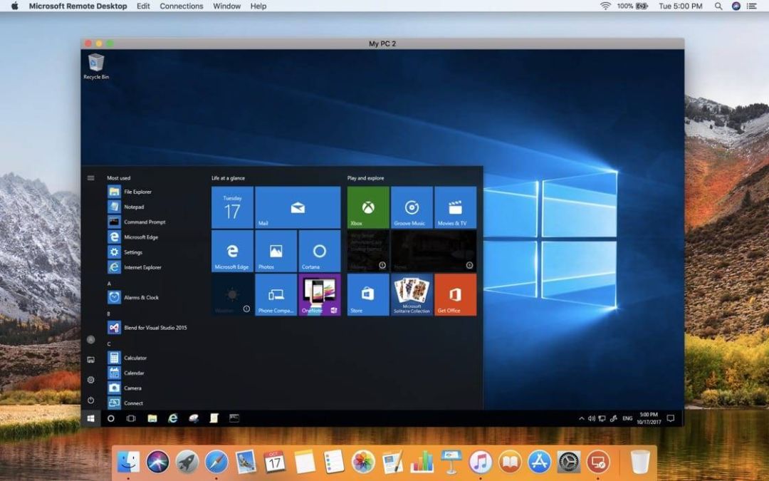 Microsoft Remote Desktop Beta for mac-1