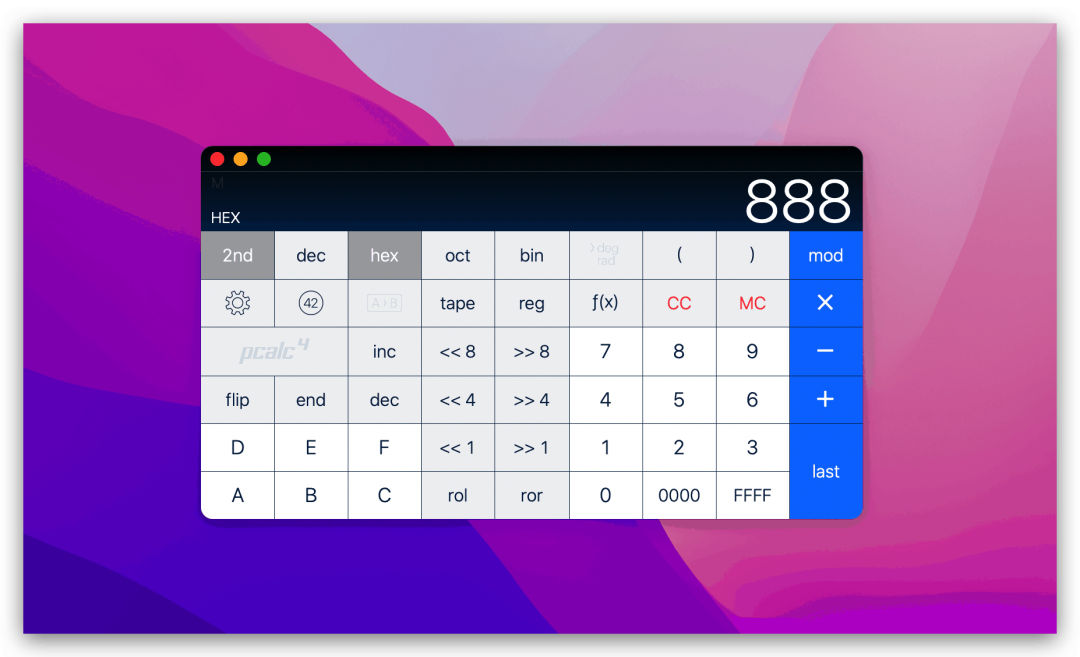 PCalc for mac-1