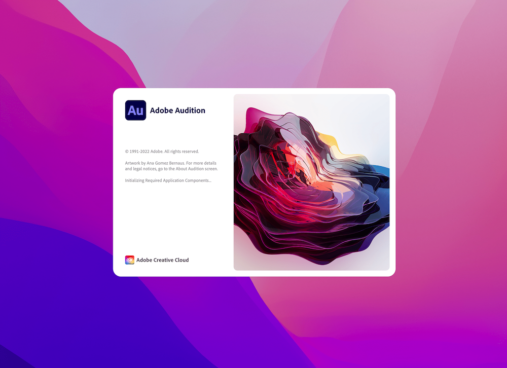 Adobe Audition 2022 for mac 直装通用版 M1秒启动